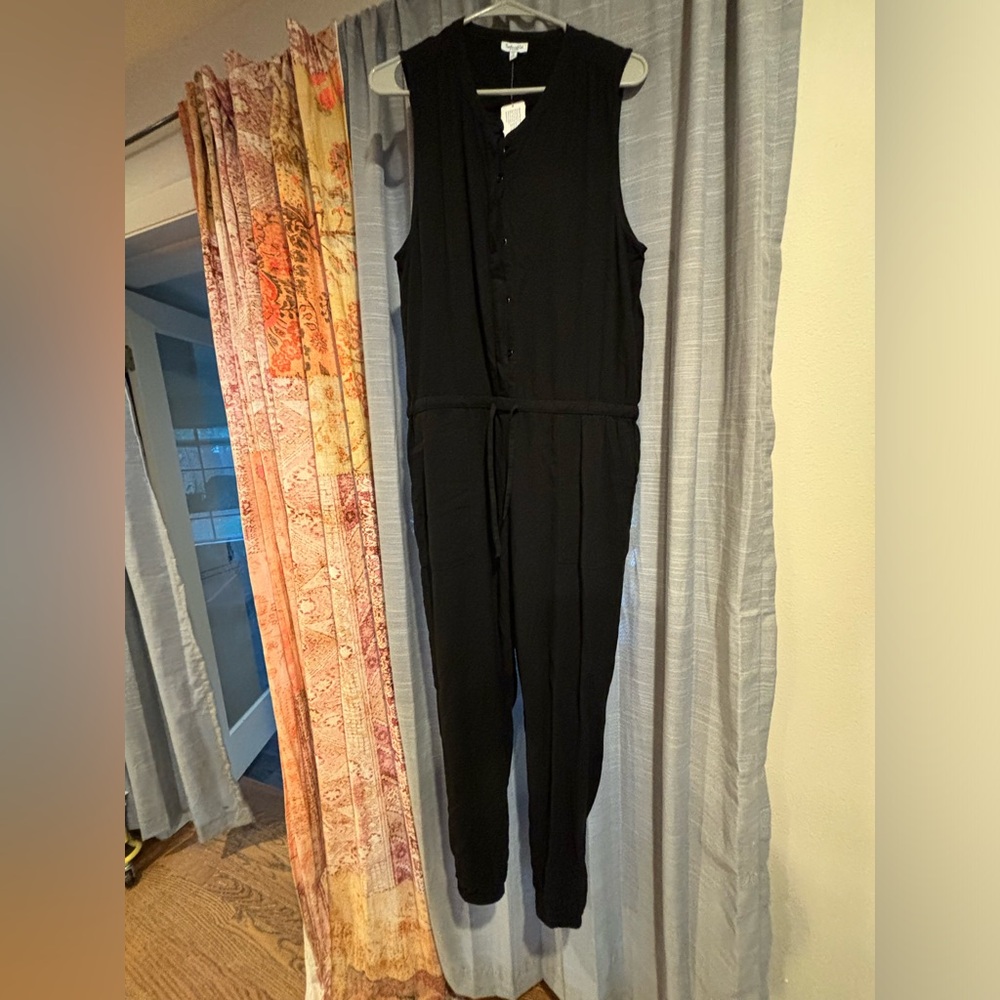Splendid extra large black jumpsuit NWT